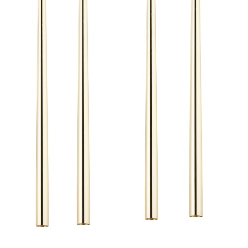 PIANO GOLD Lampa wisząca 8 6423 TK Lighting Czarny Złoty