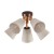 VAIO NATURE Lampa sufitowa 5 575 TK Lighting Sosna, Czarny Len