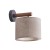 DEVA NATURE Kinkiet 1 6106 TK Lighting Sosna, Czarny Len