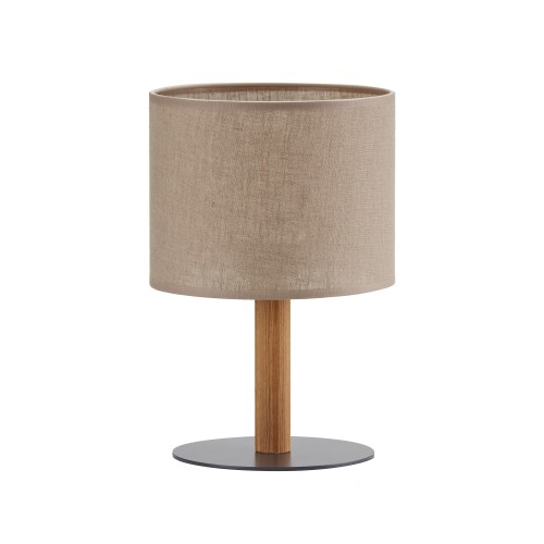 DEVA NATURE Lampka nocna FSC 100%, SA-COC-006060 5192 TK Lighting Sosna, Czarny Len