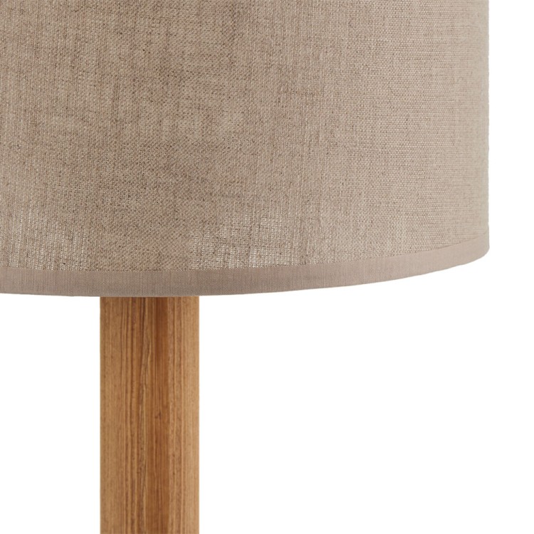 DEVA NATURE Lampka nocna FSC 100%, SA-COC-006060 5192 TK Lighting Sosna, Czarny Len