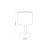 DEVA NATURE Lampka nocna FSC 100%, SA-COC-006060 5192 TK Lighting Sosna, Czarny Len