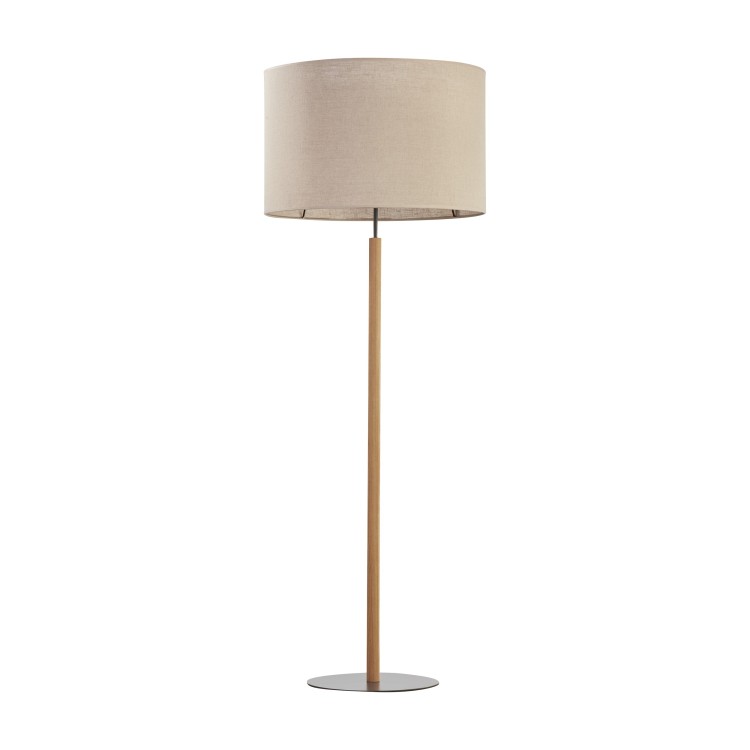 DEVA NATURE Lampa podłogowa 1 5199 TK Lighting Sosna, Czarny Len