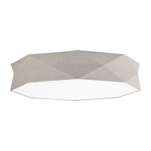 KANTOOR NATURE Lampa sufitowa 6 780 6196 TK Lighting Biały Len, Biały