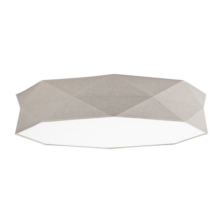 KANTOOR NATURE Lampa sufitowa 6 780 6196 TK Lighting Biały Len, Biały