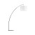 MOBY WHITE Lampa podłogowa 1 3060 TK Lighting Czarny Biały