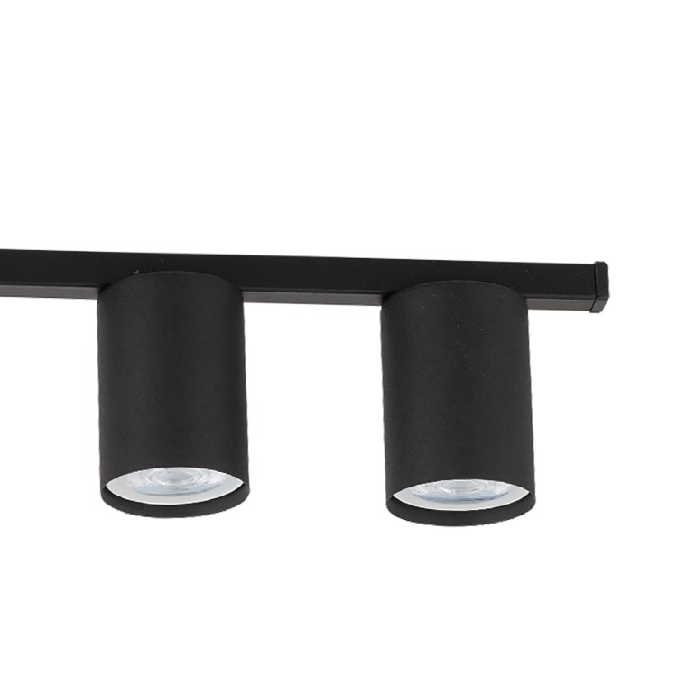 LOGAN BLACK Lampa sufitowa 3 4565 TK Lighting Czarny Czarny
