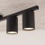 LOGAN BLACK Lampa sufitowa 3 4565 TK Lighting Czarny Czarny
