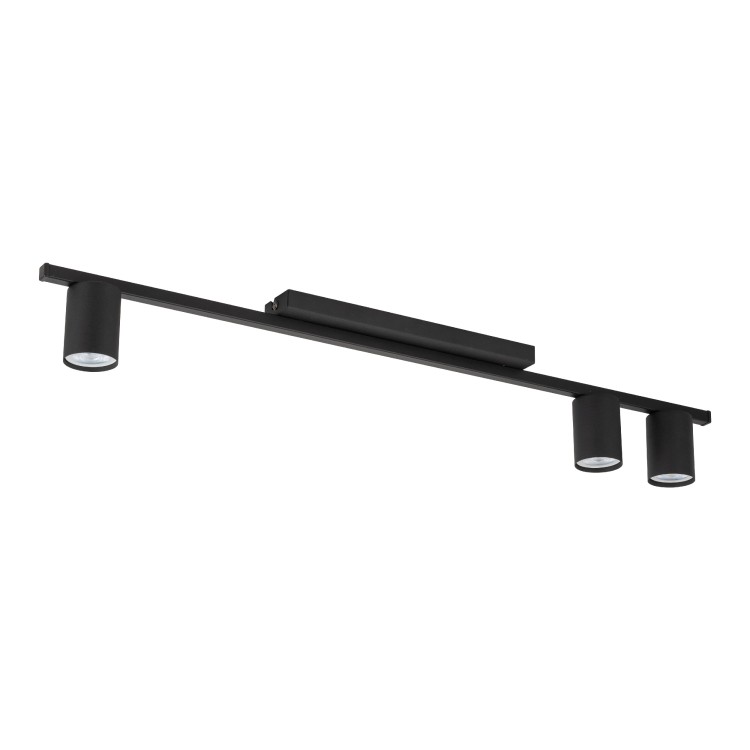 LOGAN BLACK Lampa sufitowa 3 4565 TK Lighting Czarny Czarny