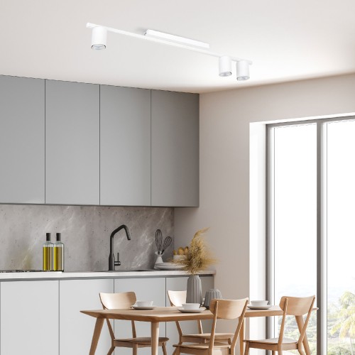 LOGAN WHITE Lampa sufitowa 3 4570 TK Lighting Biały Biały