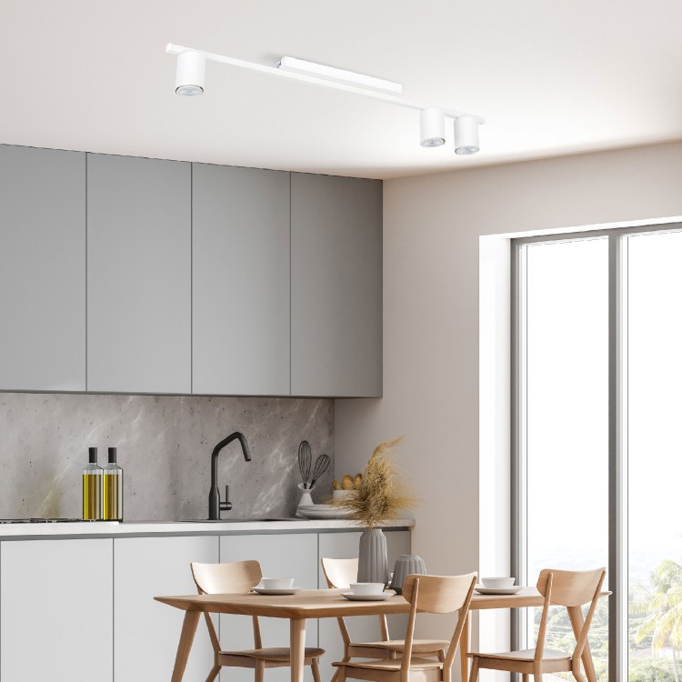 LOGAN WHITE Lampa sufitowa 3 4570 TK Lighting Biały Biały