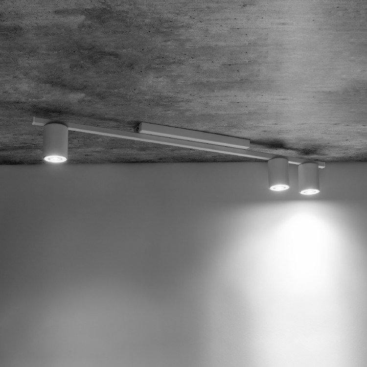 LOGAN WHITE Lampa sufitowa 3 4570 TK Lighting Biały Biały