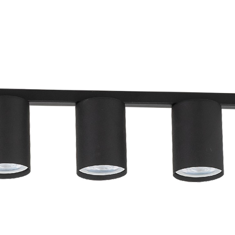 LOGAN BLACK Lampa sufitowa 4 4566 TK Lighting Czarny Czarny