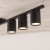 LOGAN BLACK Lampa sufitowa 4 4566 TK Lighting Czarny Czarny