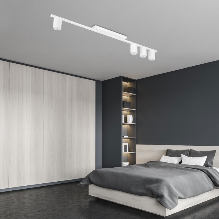 LOGAN WHITE Lampa sufitowa 4 4571 TK Lighting Biały Biały