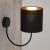 TORENS BLACK Kinkiet 1 4593 TK Lighting Czarny Złoty, Czarny
