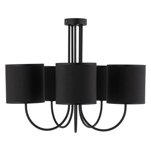 TORENS BLACK Lampa sufitowa 5 4595 TK Lighting Czarny Złoty, Czarny