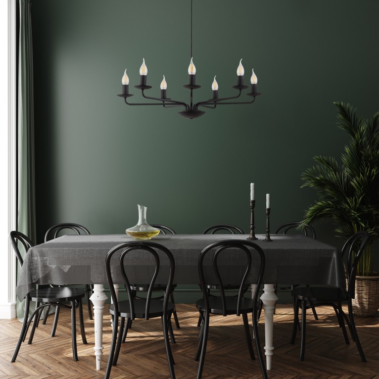 LIMAL Lampa wisząca 7 4613 TK Lighting Czarny