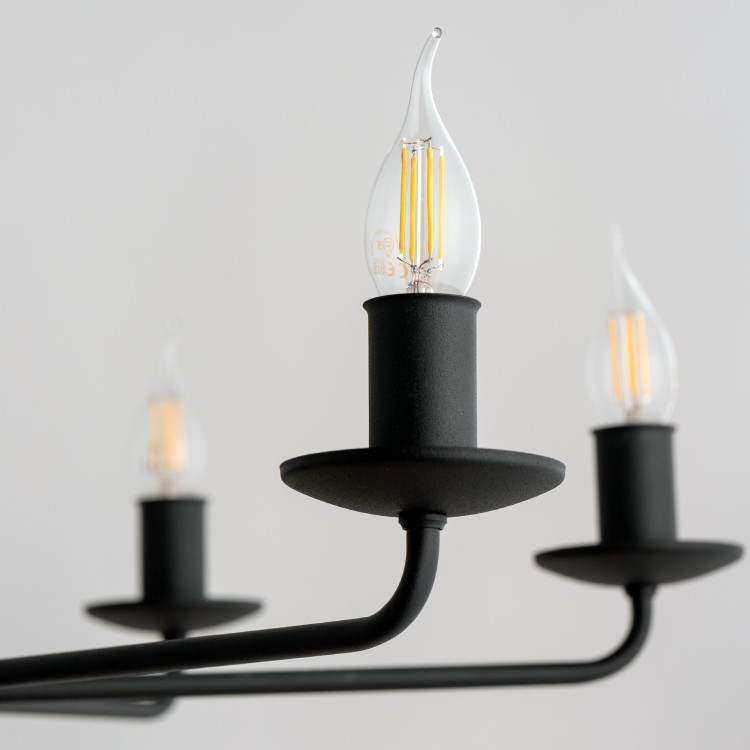 LIMAL Lampa wisząca 7 4613 TK Lighting Czarny