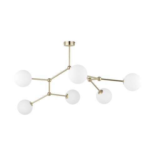 FAIRY GOLD Lampa sufitowa 6 3532 TK Lighting Złoty Biały