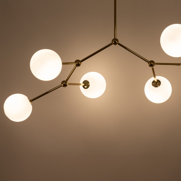 FAIRY GOLD Lampa sufitowa 6 3532 TK Lighting Złoty Biały
