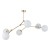 FAIRY GOLD Lampa sufitowa 6 3532 TK Lighting Złoty Biały