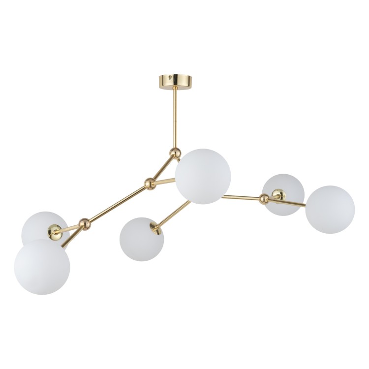 FAIRY GOLD Lampa sufitowa 6 3532 TK Lighting Złoty Biały