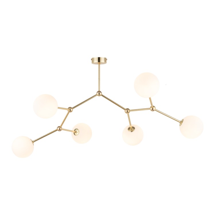 FAIRY GOLD Lampa sufitowa 6 3532 TK Lighting Złoty Biały
