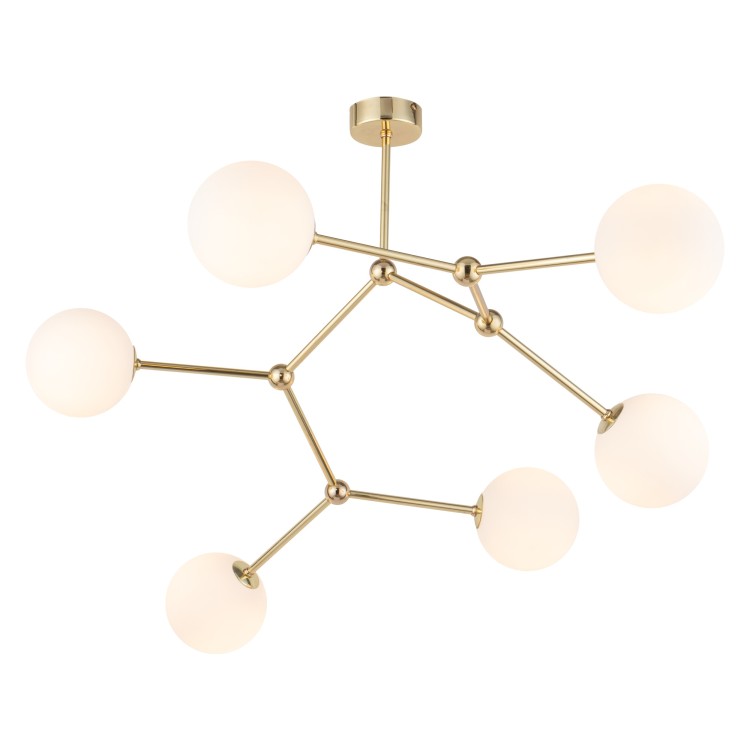 FAIRY GOLD Lampa sufitowa 6 3532 TK Lighting Złoty Biały