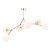 FAIRY GOLD Lampa sufitowa 6 3532 TK Lighting Złoty Biały