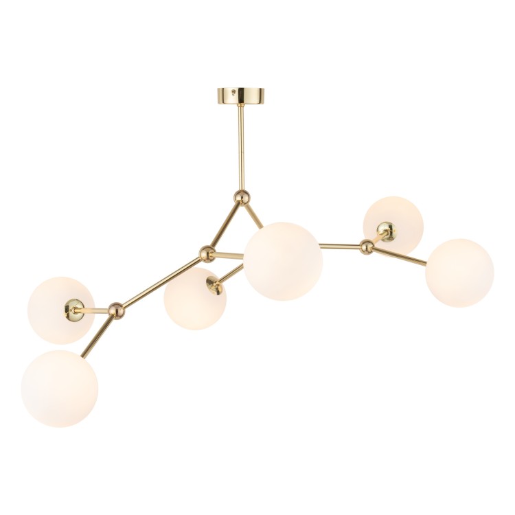 FAIRY GOLD Lampa sufitowa 6 3532 TK Lighting Złoty Biały