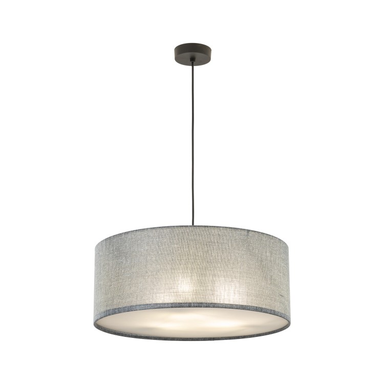 EARTH Lampa wisząca 3 4654 TK Lighting Czarny Grafitowy, Biały