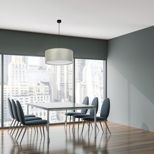 EARTH Lampa wisząca 3 4657 TK Lighting Czarny Zielony