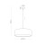EARTH Lampa wisząca 3 4657 TK Lighting Czarny Zielony