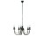 Lampa sufitowa wisząca żyrandol ARES V 205 NOWODVORSKI Lighting 5xE14 oświetleniowa klasyczna czarna złoto czarny złoty stal łańcuszek Kuchnia Jadalnia Salon nad wyspę stół Inspiracje Premium