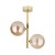 ESTERA GOLD Lampa sufitowa 2 4547 TK Lighting Złoty Bursztynowy