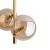 ESTERA GOLD Lampa sufitowa 2 4547 TK Lighting Złoty Bursztynowy