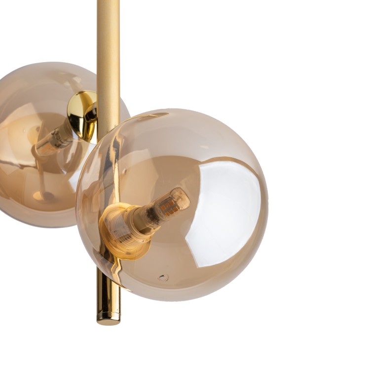 ESTERA GOLD Lampa sufitowa 2 4547 TK Lighting Złoty Bursztynowy