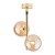 ESTERA GOLD Lampa sufitowa 2 4547 TK Lighting Złoty Bursztynowy