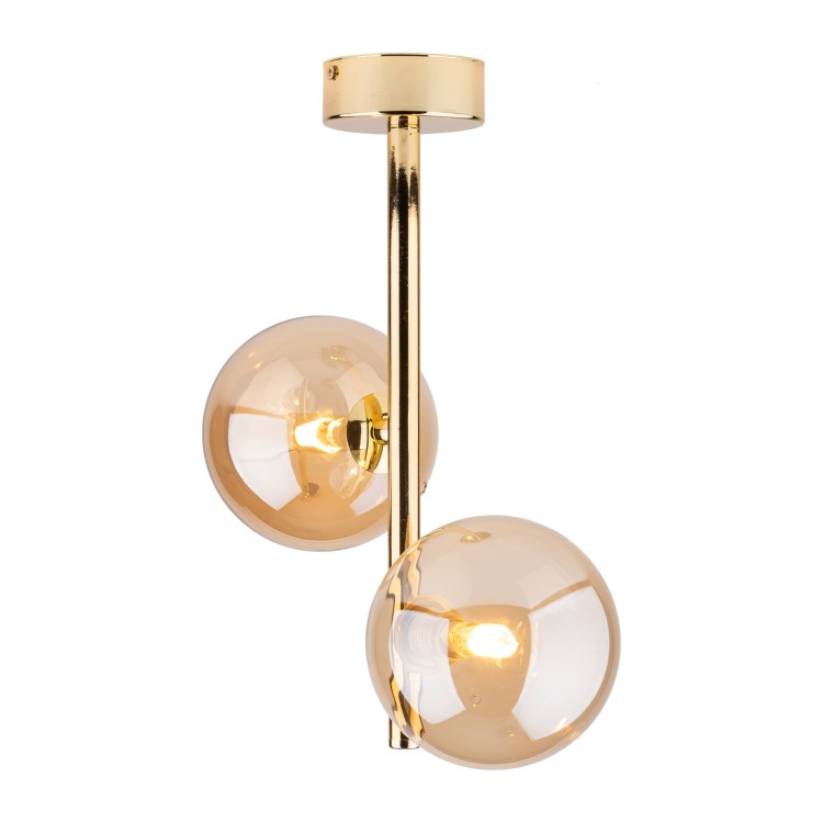 ESTERA GOLD Lampa sufitowa 2 4547 TK Lighting Złoty Bursztynowy