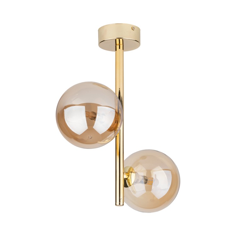ESTERA GOLD Lampa sufitowa 2 4547 TK Lighting Złoty Bursztynowy