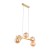 ESTERA GOLD Lampa wisząca 5 4549 TK Lighting Złoty Bursztynowy