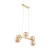 ESTERA GOLD Lampa wisząca 5 4549 TK Lighting Złoty Bursztynowy