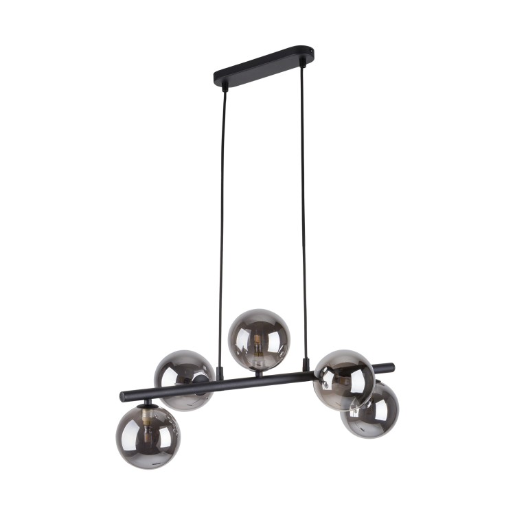 ESTERA BLACK Lampa wisząca 5 6707 TK Lighting Czarny Czarny