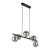 ESTERA BLACK Lampa wisząca 5 6707 TK Lighting Czarny Czarny