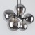 ESTERA BLACK Lampa wisząca 5 6707 TK Lighting Czarny Czarny