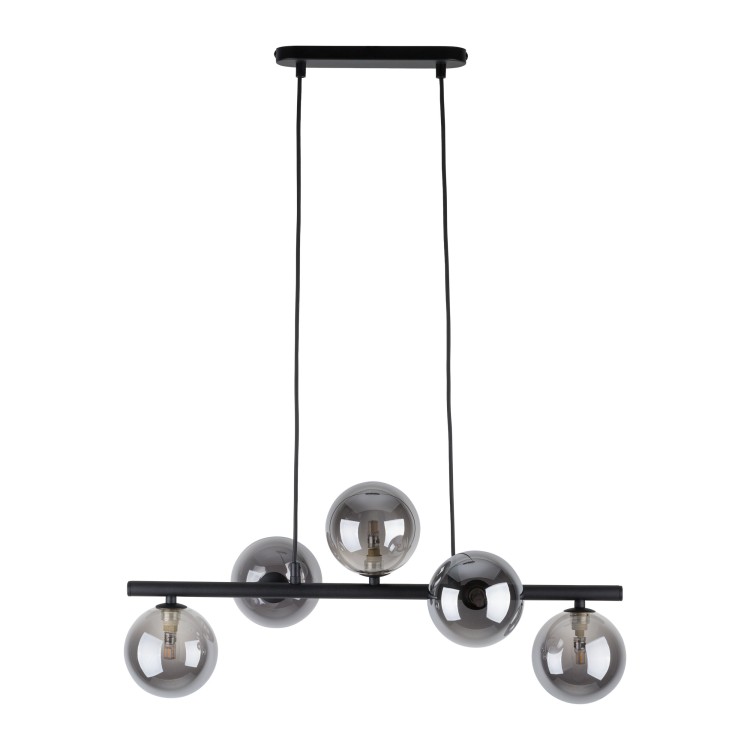ESTERA BLACK Lampa wisząca 5 6707 TK Lighting Czarny Czarny