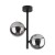 ESTERA BLACK Lampa sufitowa 2 6706 TK Lighting Czarny Czarny