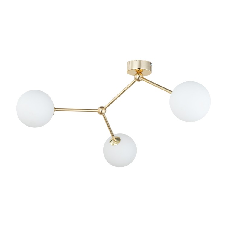 FAIRY GOLD Lampa sufitowa 3 6471 TK Lighting Złoty Biały