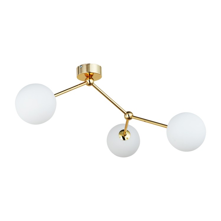 FAIRY GOLD Lampa sufitowa 3 6471 TK Lighting Złoty Biały
